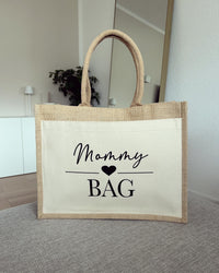 Jutetasche - Mommy Bag - Loveda - Handmade with Love