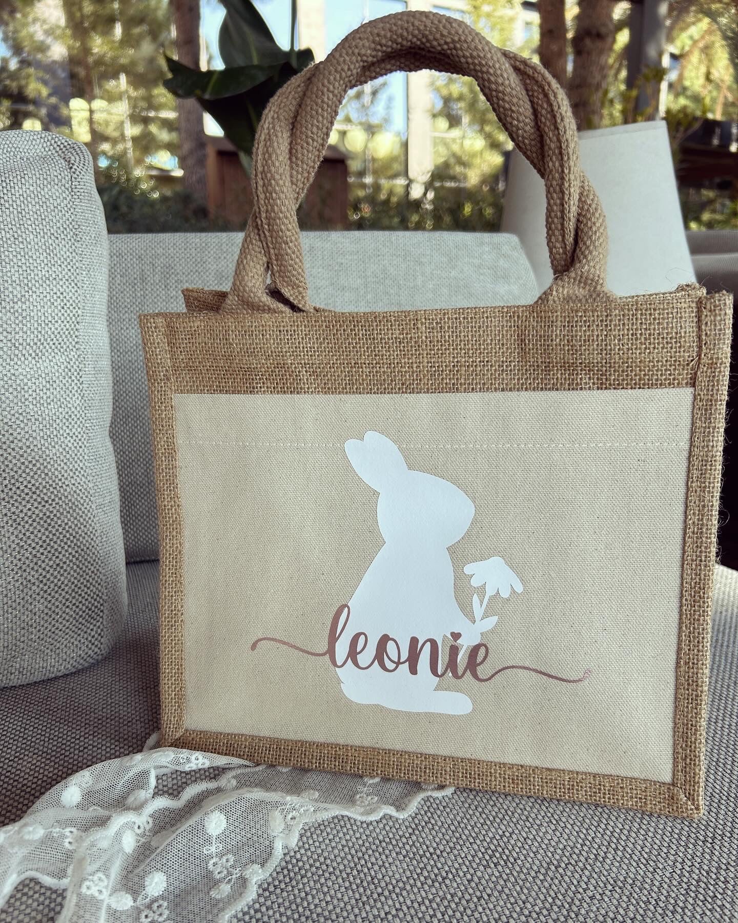 Jutetasche - Ostern - Loveda - Handmade with Love