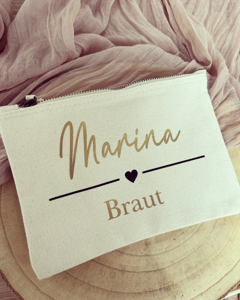 Kulturtasche - Braut - Loveda - Handmade with Love