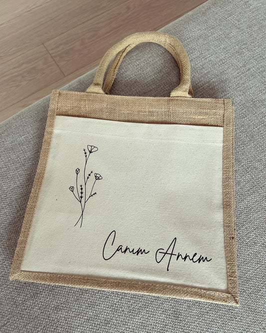 Jutetasche - Canim Annem - Loveda - Handmade with Love