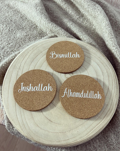 Untersetzer - Bismillah - Loveda - Handmade with Love