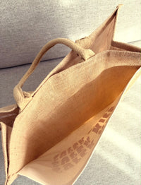 Jutetasche „Super Mom“