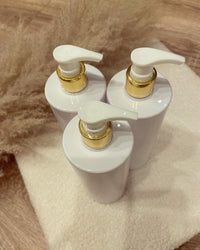 Seifenspender - Gold / Weiß - Loveda - Handmade with Love