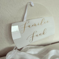 Türschild / Willkommensschild - Loveda - Handmade with Love