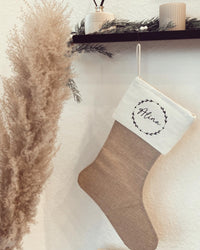 Nikolausstrumpf - Kranz - Loveda - Handmade with Love