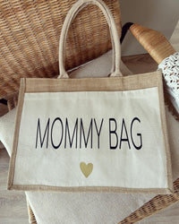 Jutetasche - Mommy Bag - Loveda - Handmade with Love