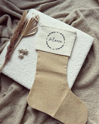 Nikolausstrumpf - Kranz - Loveda - Handmade with Love