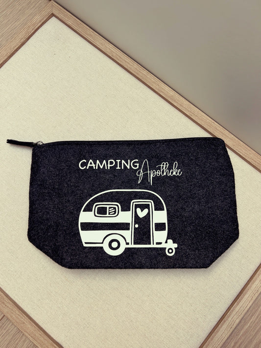 Kulturtasche - Filz - Camping Apotheke