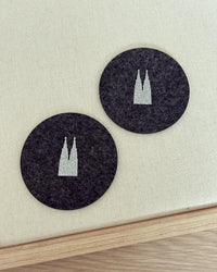 Filz Untersetzer - Kölner Dom - Loveda - Handmade with Love