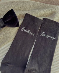 Socken - Hochzeit - Loveda - Handmade with Love