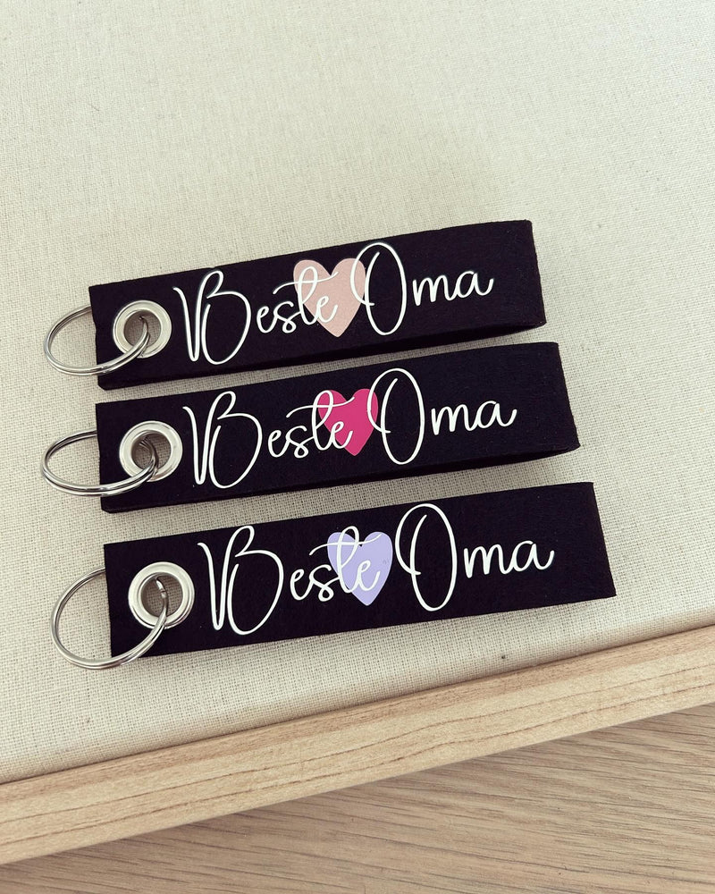 Schlüsselanhänger - Beste Oma - Loveda - Handmade with Love