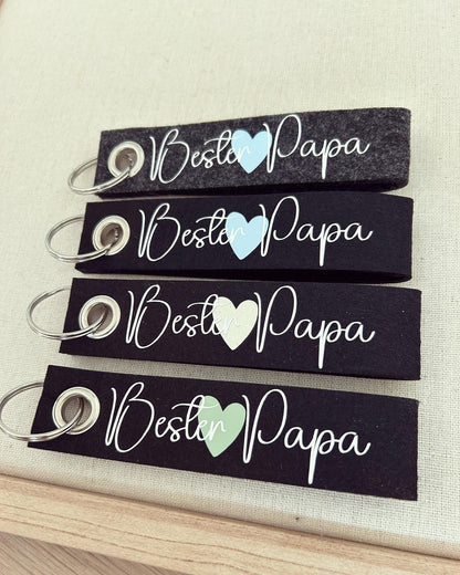 Schlüsselanhänger - Bester Papa - Loveda - Handmade with Love