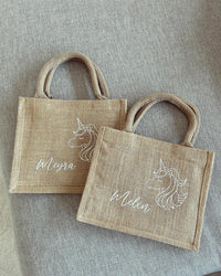 Jutetasche - Einhorn - Jute-Style - Loveda - Handmade with Love