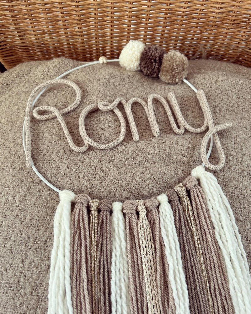 Traumfänger Lang - Braun / Beige - Loveda - Handmade with Love