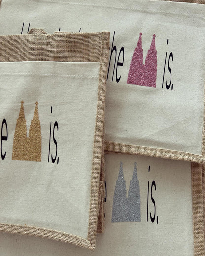 Jutetasche - Home is where the Dom is (Symbol) - Loveda - Handmade with Love