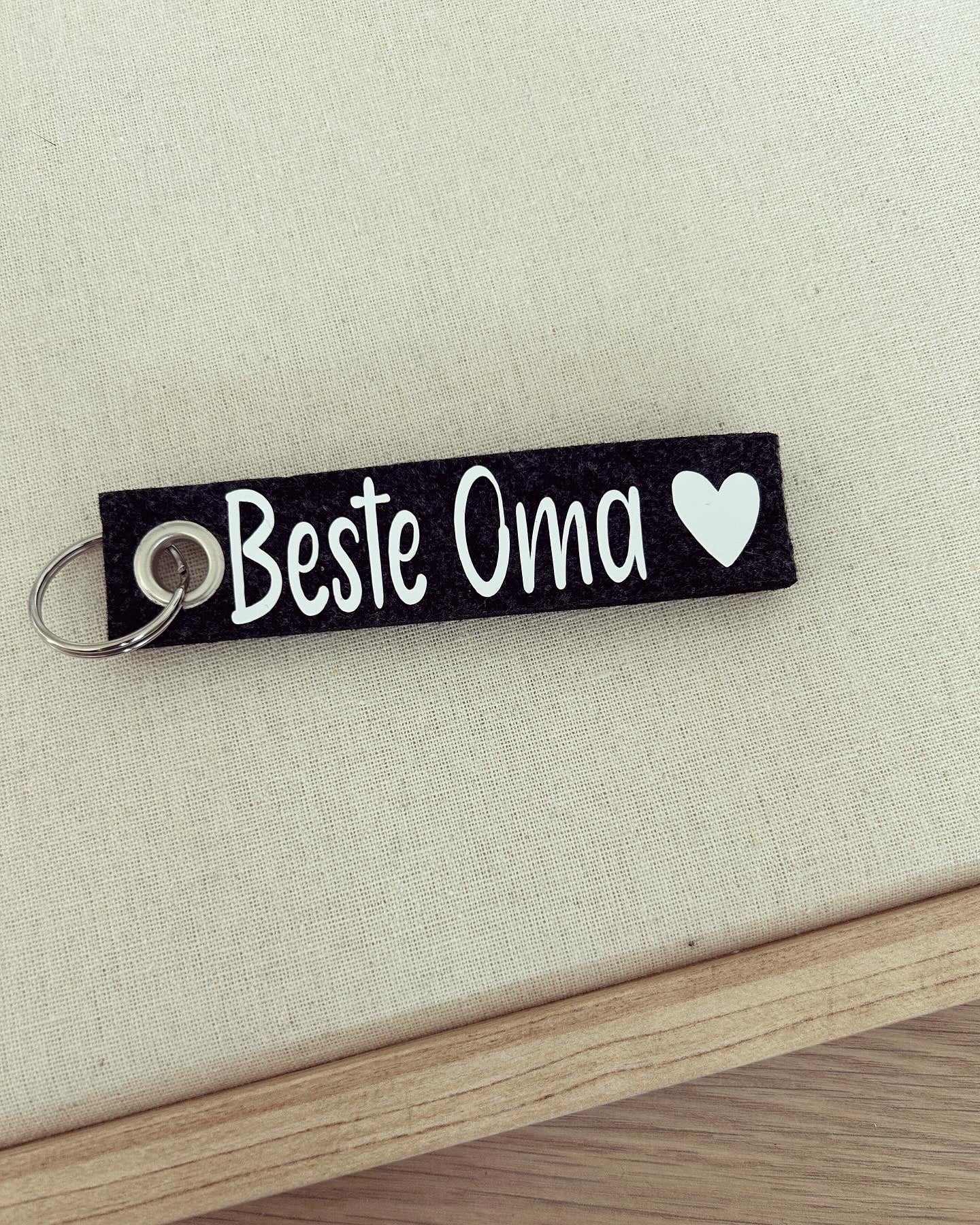 Schlüsselanhänger - Beste Oma - Loveda - Handmade with Love
