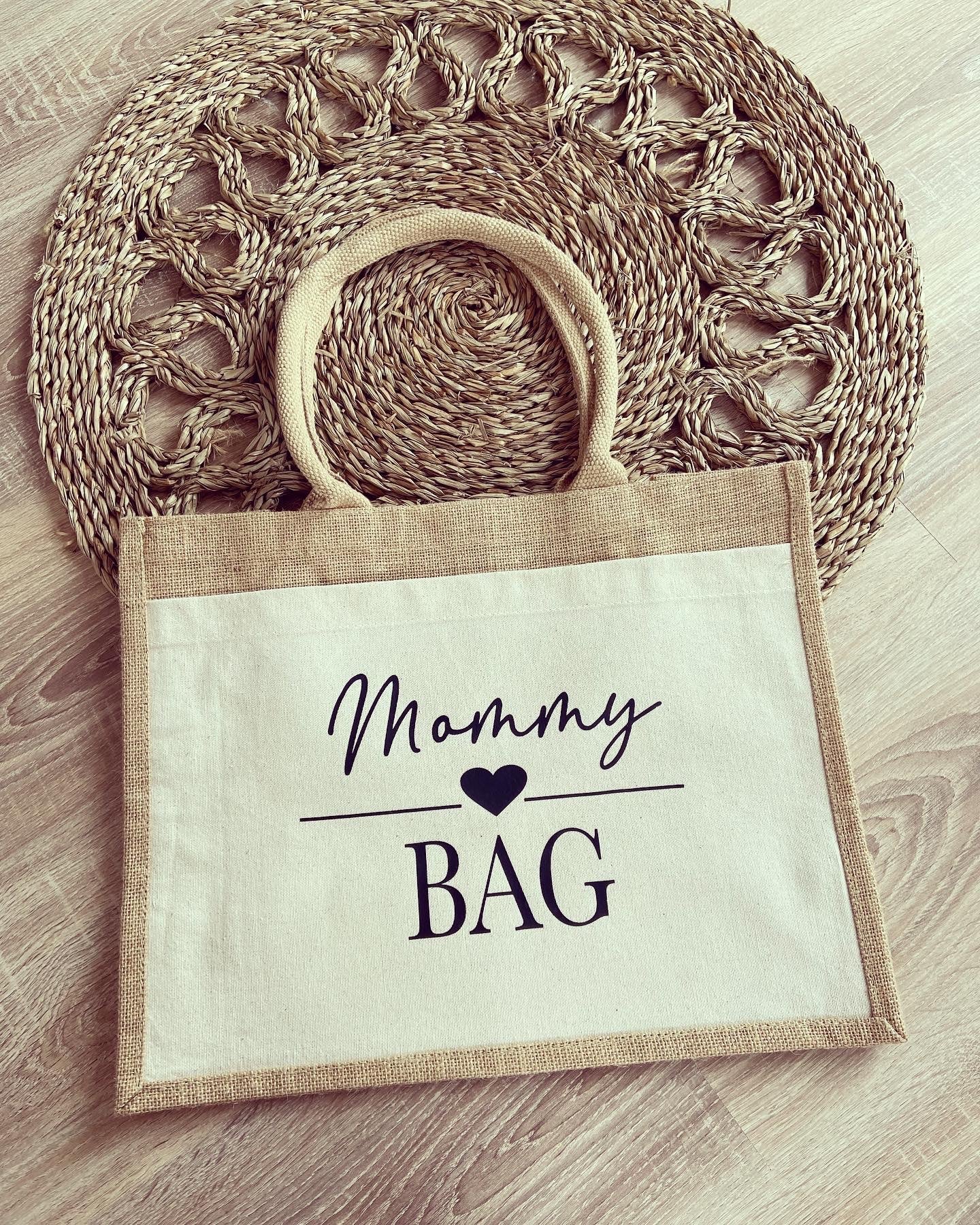 Jutetasche - Mommy Bag - Loveda - Handmade with Love
