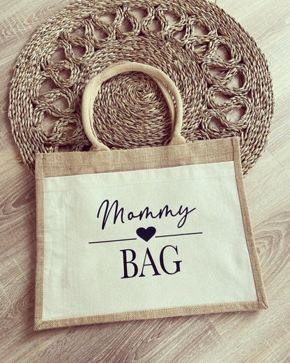 Jutetasche - Mommy Bag - Loveda - Handmade with Love