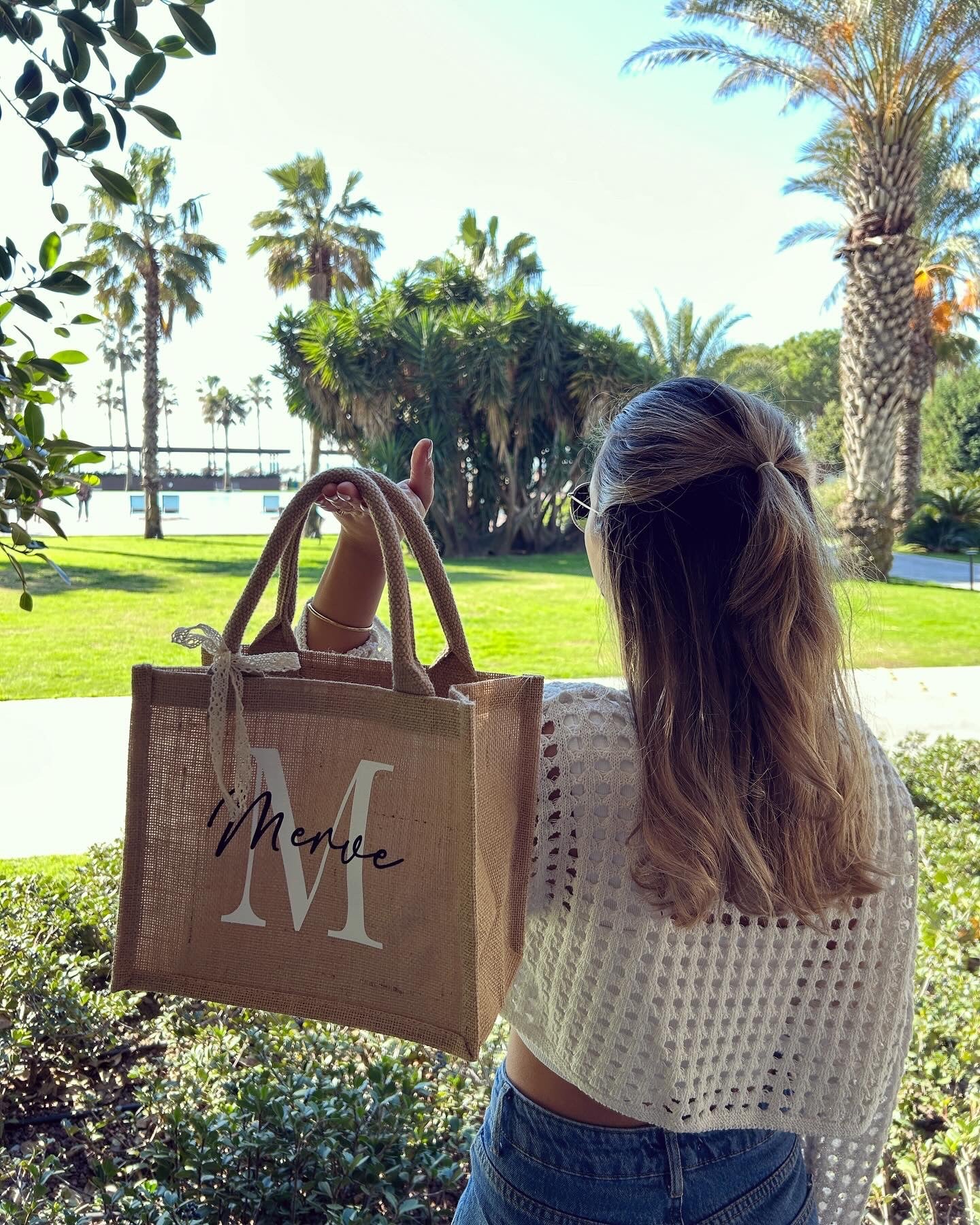 Jutetasche - Name - Jute Style - Loveda - Handmade with Love