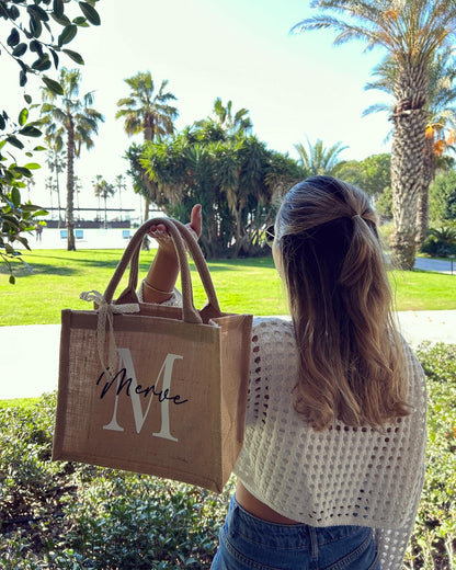 Jutetasche - Name - Jute Style - Loveda - Handmade with Love