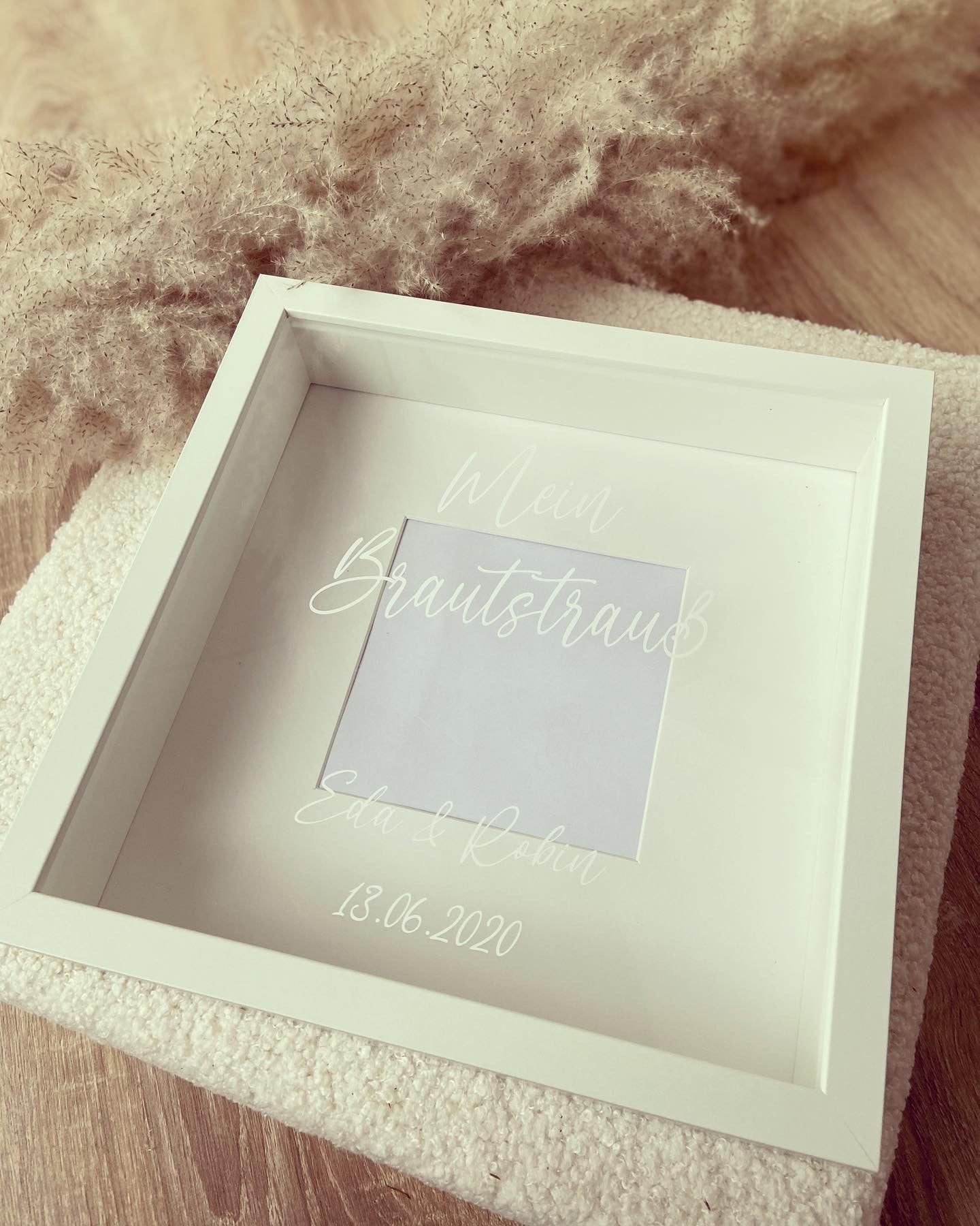 Bilderrahmen - Mein Brautstrauß - Loveda - Handmade with Love