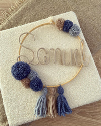Traumfänger - Dunkelblau / Beige - Loveda - Handmade with Love