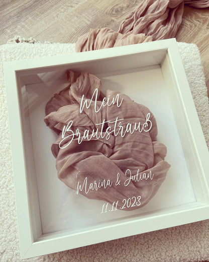 Bilderrahmen - Mein Brautstrauß - Loveda - Handmade with Love