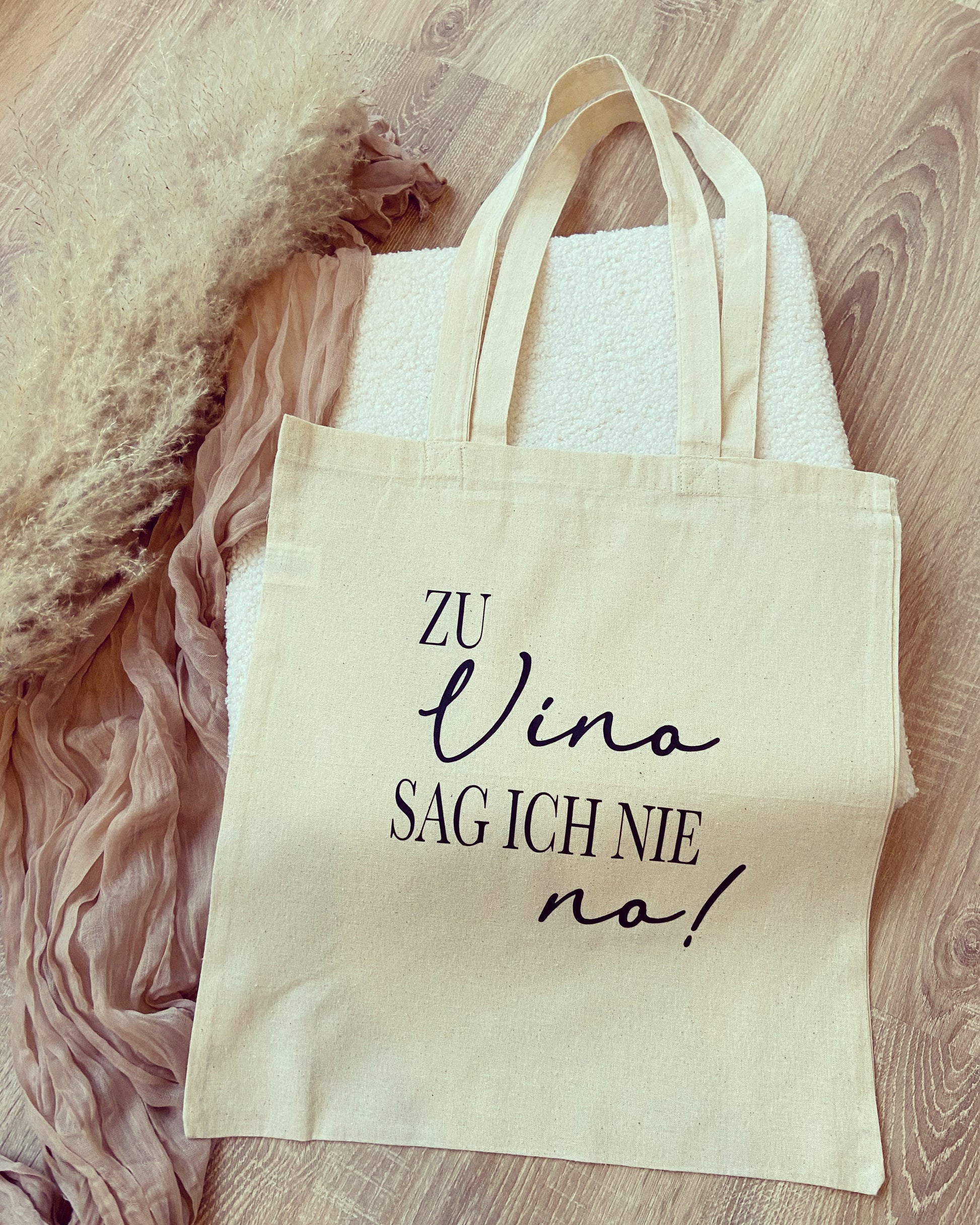 Stoffbeutel - Vino - Loveda - Handmade with Love