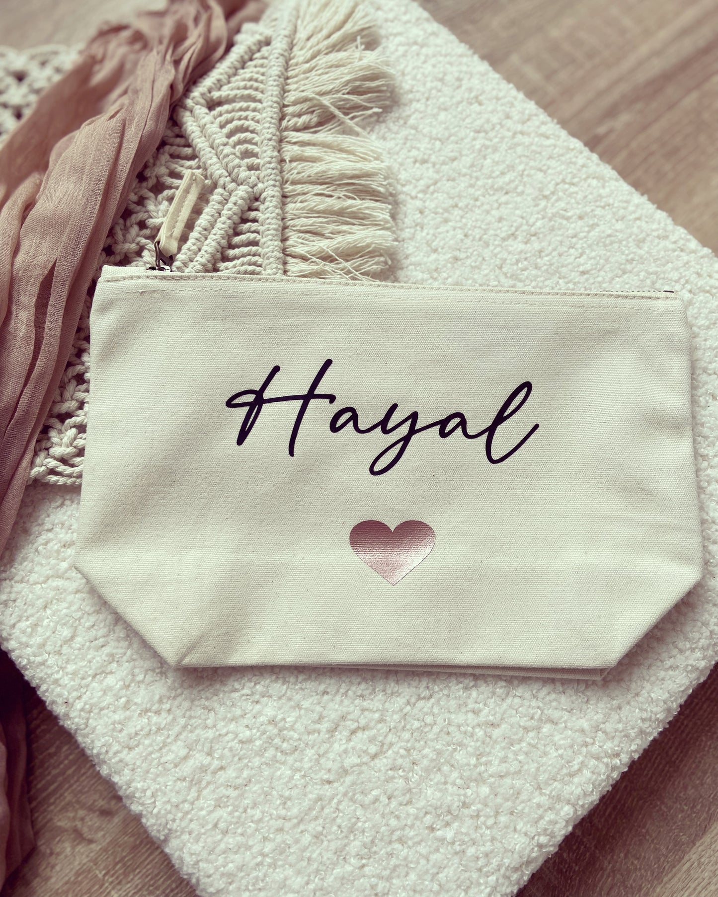 Kulturtasche - Name - Loveda - Handmade with Love