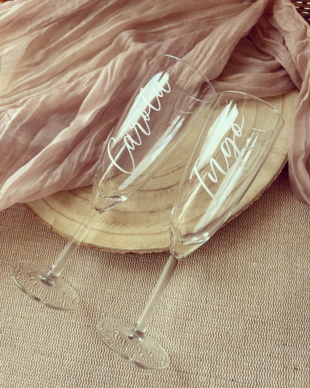 Sektgläser - Loveda - Handmade with Love