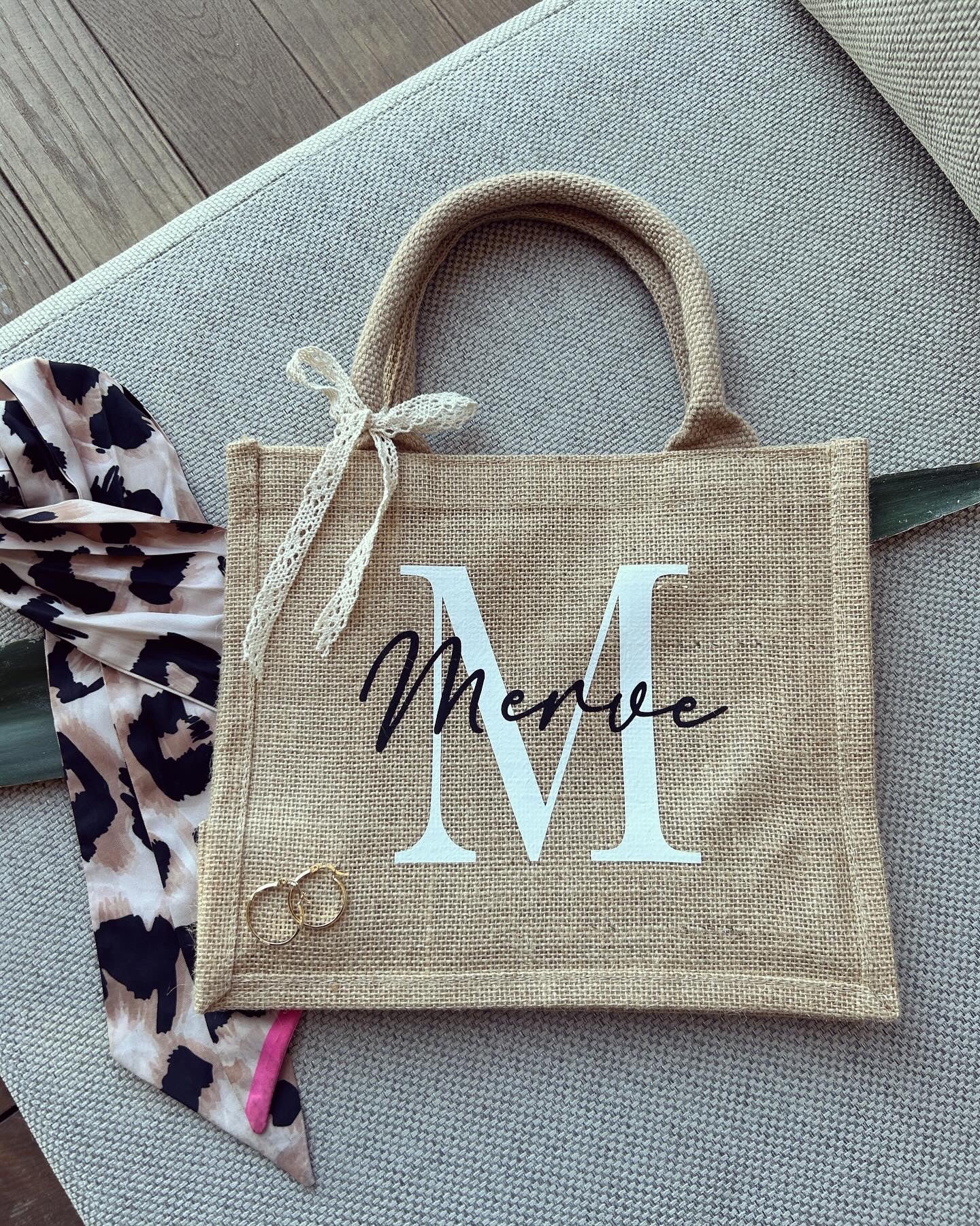 Jutetasche - Name - Jute Style - Loveda - Handmade with Love