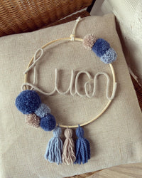 Traumfänger - Dunkelblau / Beige - Loveda - Handmade with Love