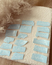 Sticker - Vorrat (3 x 6 cm) - Loveda - Handmade with Love