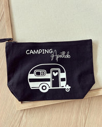 Kulturtasche „Amelie“ – Camping-Apotheke in Schwarz