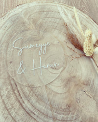 Caketopper - Hochzeit - Loveda - Handmade with Love
