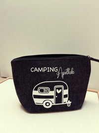 Kulturtasche „Camping Apotheke“ – Filz