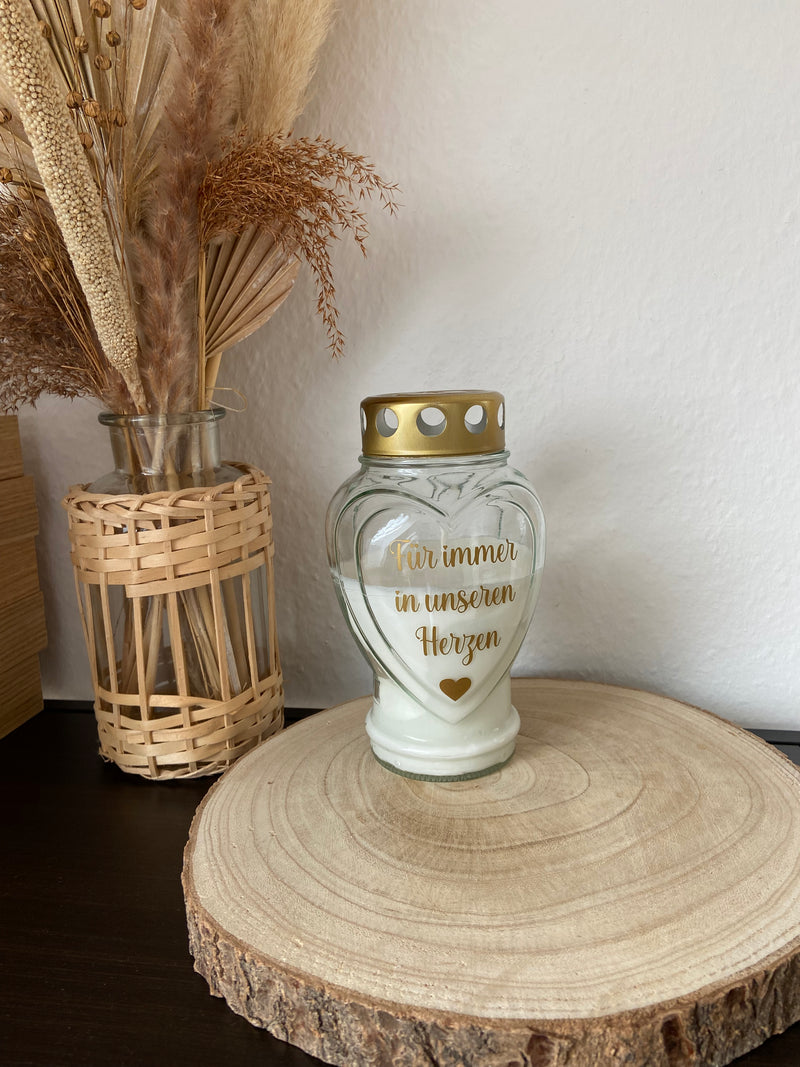 Grabkerzen - Für immer - Loveda - Handmade with Love