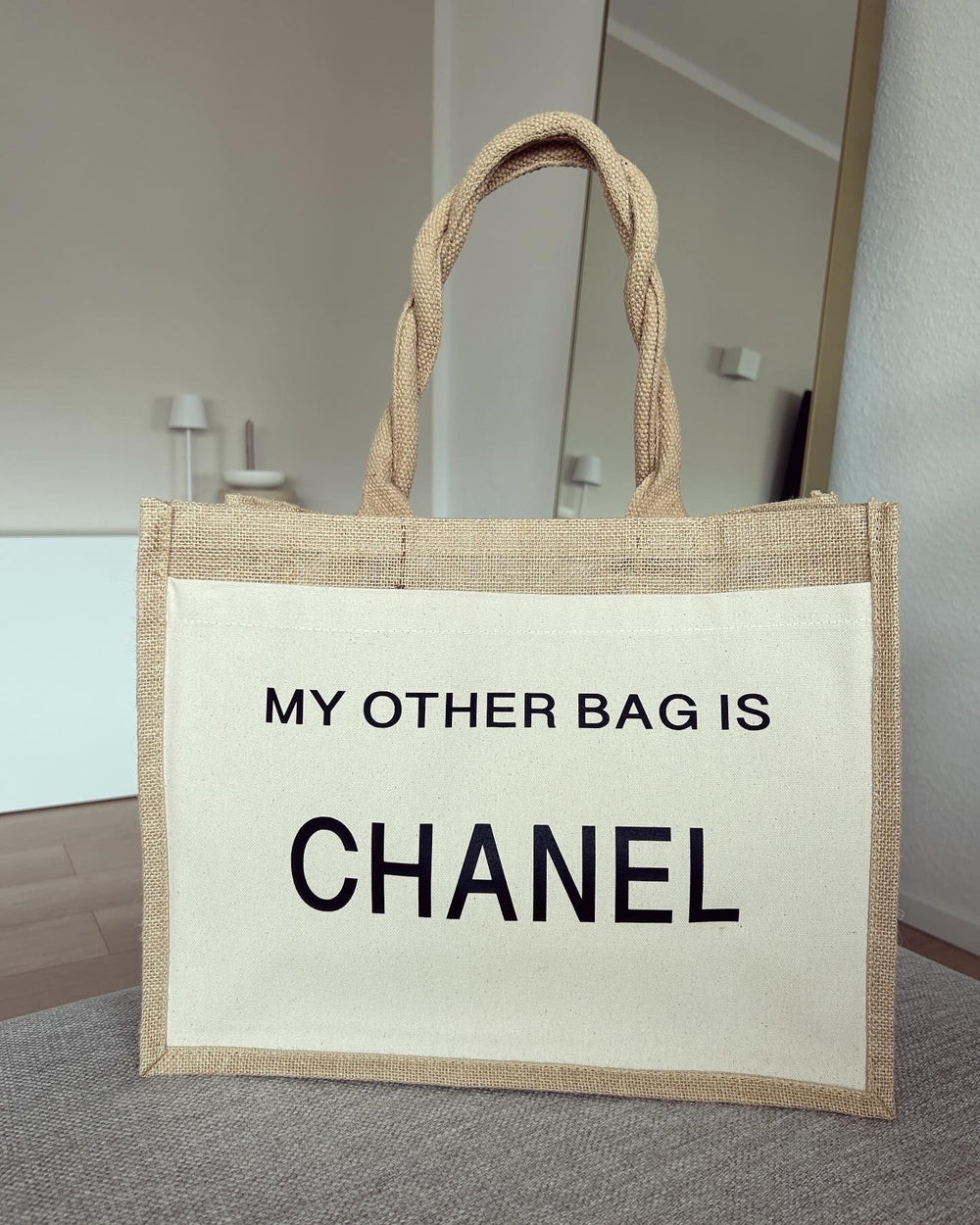Jutetasche - My other Bag - Loveda - Handmade with Love