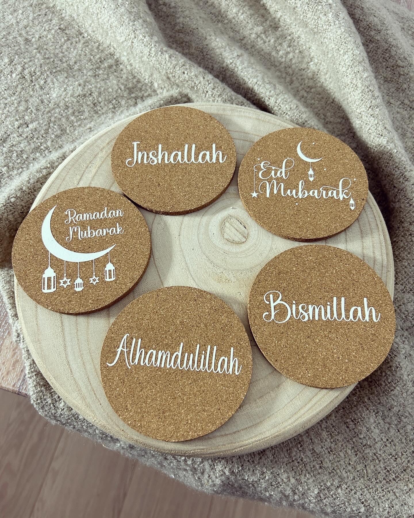 Untersetzer - Bismillah - Loveda - Handmade with Love