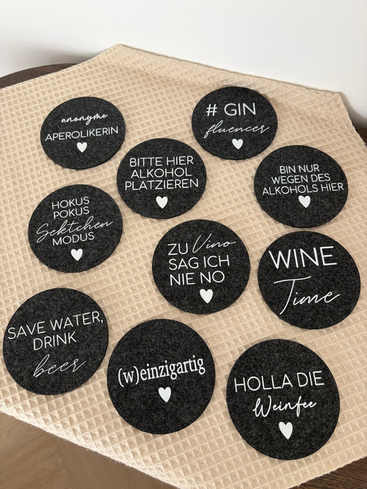 Untersetzer - Alkohol