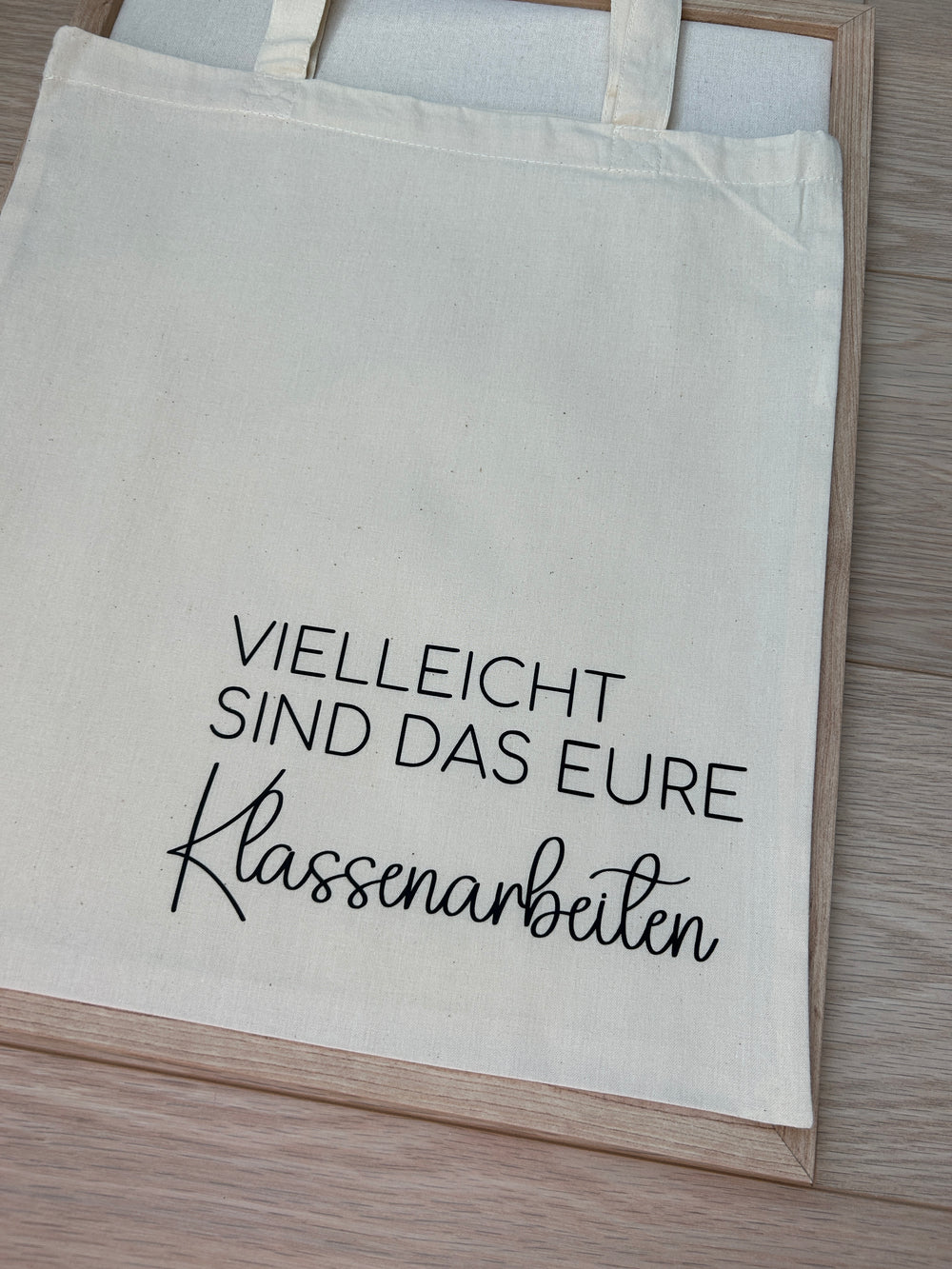 Stoffbeutel - „Klassenarbeiten“ - Geschenk für Lehrer