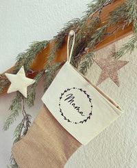Nikolausstrumpf - Kranz - Loveda - Handmade with Love