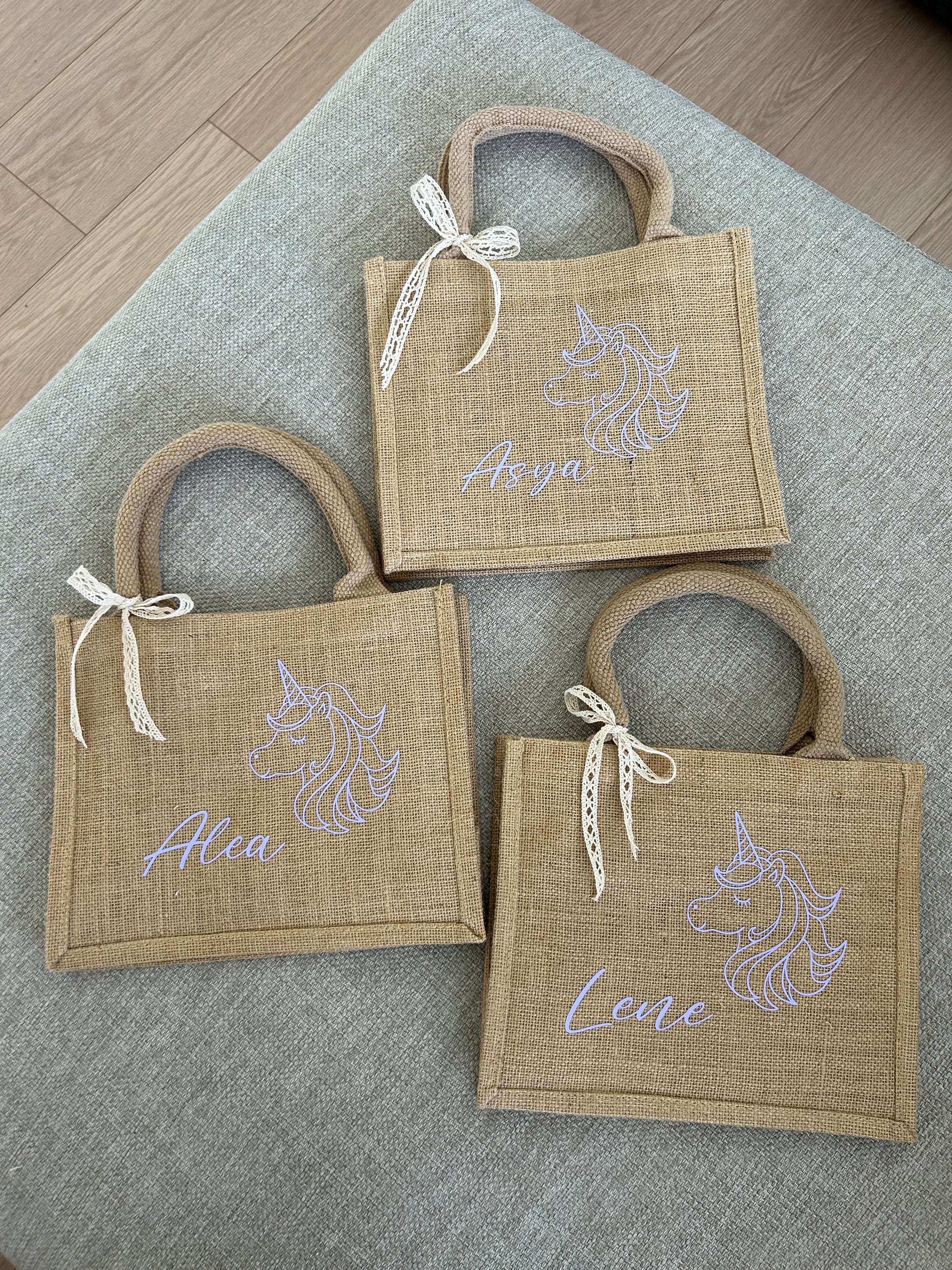 Jutetasche - Einhorn - Jute-Style - Loveda - Handmade with Love