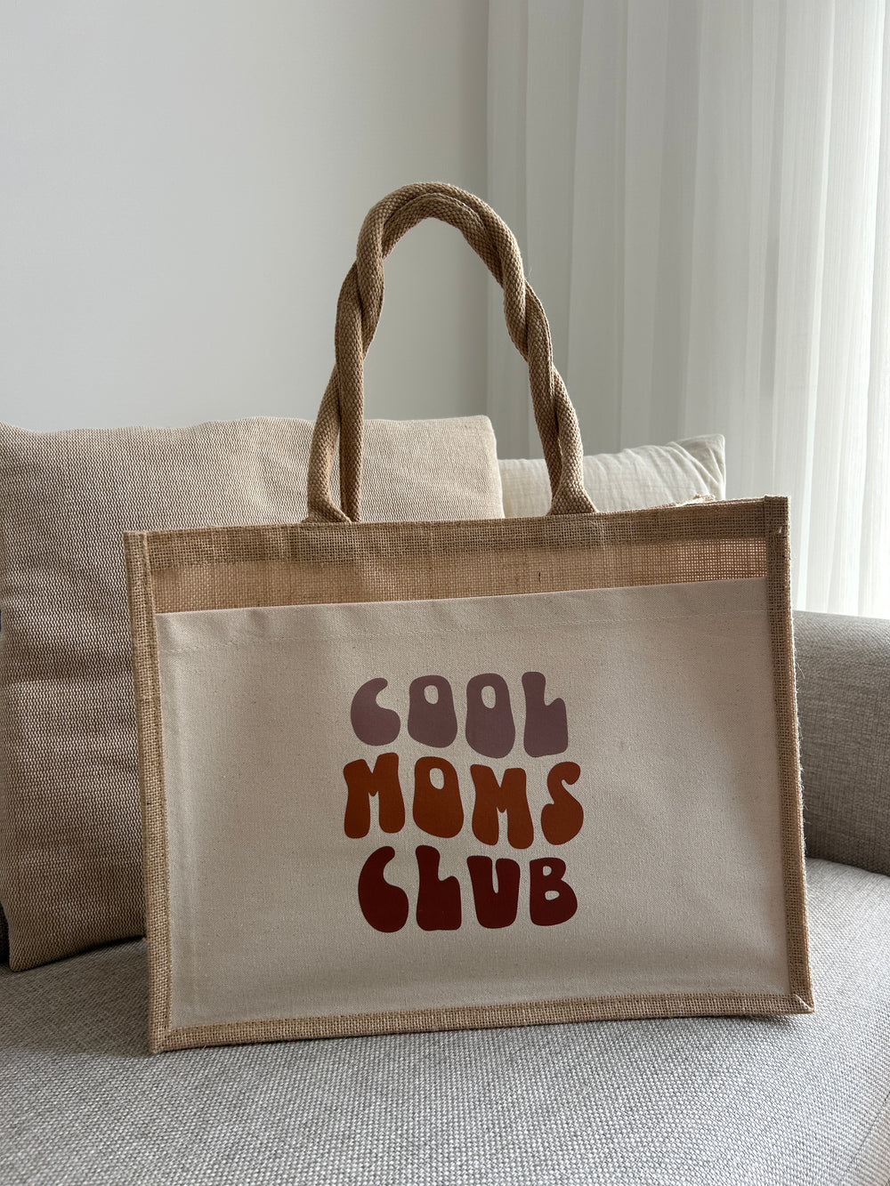 Jutetasche „Greta“ – Cool Moms Club