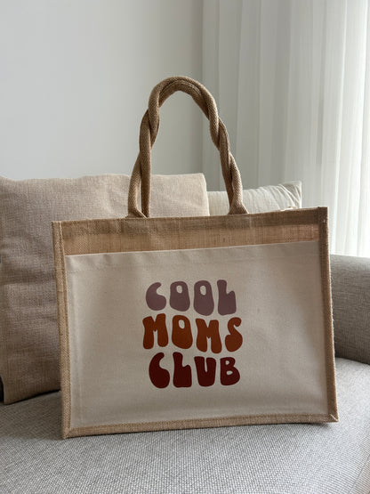 Jutetasche - Cool Moms Club