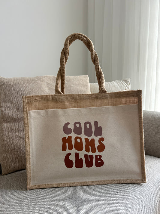 Jutetasche - Cool Moms Club