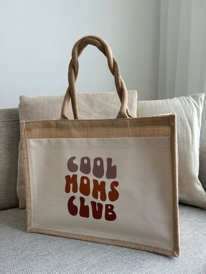 Jutetasche - Cool Moms Club