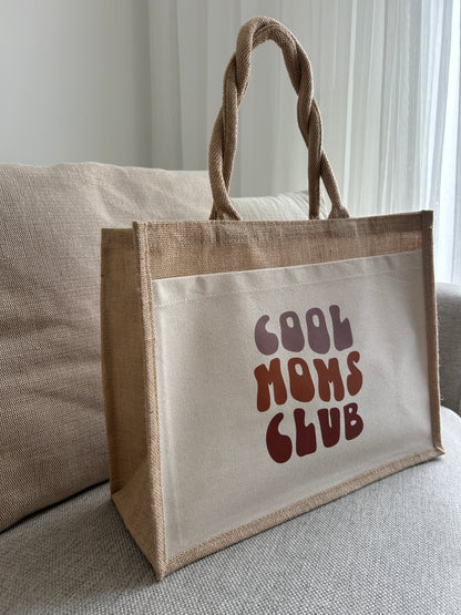 Jutetasche - Cool Moms Club