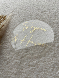 Caketopper - Hochzeit - Loveda - Handmade with Love