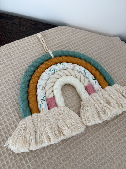 Makramee - Regenbogen senfgelb